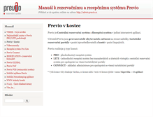 Tablet Screenshot of manual.previo.cz