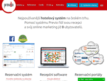Tablet Screenshot of previo.cz
